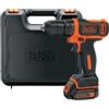 Black+Decker Trapano avvitatore a batteria Black+Decker 10,8 V 1,5 Ah
