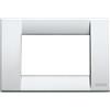 Vimar Idea placca Classica 3M metallo pressofuso colore argento