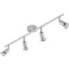 Altro Barra LED 4 faretti Picco argento 3W