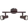 Barra LED 2 faretti in metallo Rost 3W