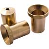 4 pozzetti ottonati Ø 9.5 mm