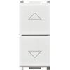 Vimar Plana due pulsanti interbloccati 1P NO+NO10A colore bianco