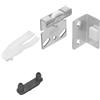 Set di montaggio per 2 sportelli Hettich TopLine 27 P 25 kg acciaio zincato
