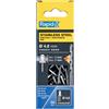 Rivetti Rapid Acciaio INOX Ø4.8 x 10 mm Conf. da 50 Pezzi e Punta Trapano incl