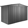Biohort Casetta da giardino Biohort in metallo Europa sp. 0,5 mm grigio 4,6 m²
