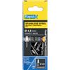 Rivetti Rapid Acciaio INOX Ø4.8 x 18 mm Conf. da 50 Pezzi e Punta Trapano incl