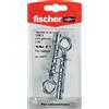 Fischer Tassello a espansione in acciaio Fischer TA M occhiolo Ø 10 mm 2 pz