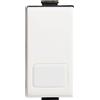 Pulsante per placche BTicino Matix 1P 10A 1 modulo illuminabile bianco