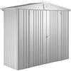 Biohort Casetta da giardino Biohort in metallo Europa sp. 0,5 mm argento 1,9 m²