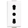Presa bipasso standard Italia BTicino Matix 2P+T 10/16 A 1 modulo bianco