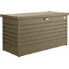 Baule da esterno Biohort 71x134x62 cm bronzo metallizzato