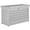 Baule da esterno Biohort 101x46x61 cm argento metallizzato