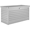 Baule da esterno Biohort 71x134x62 cm argento metallizzato