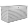 Baule da esterno Biohort 159x79x83 cm argento metallizzato