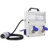 - Quadro elettrico 230 V~ con 2 prese civili 2 industriali IP44