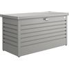 Baule da esterno Biohort 71x134x62 cm grigio quarzo metallizzato