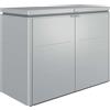Armadio da esterno basso Biohort HighBoard 160x70x118 cm argento