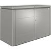 Biohort Armadio da esterno basso Biohort HighBoard 200x84x127 cm grigio quarzo