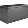 Baule da esterno LoungeBox Biohort 160x70 cm grigio scuro