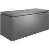 Baule da esterno LoungeBox Biohort 200x84 cm grigio scuro