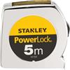 Stanley Flessometro Stanley Powerlock 5 mt lettura diretta con nastro 19 mm