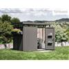 Casetta da giardino Biohort in metallo HighLine sp. 0,5 mm gr.scuro 6,6 m²