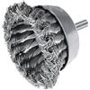 LUXTOOLS Spazzola a tazza LUX-TOOLS intrecciata per trapano 65 mm