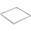 INTEC Struttura di ricambio LED bianco alluminio 60 x 60 cm