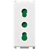 Vimar Presa Vimar Plana 2P+T 16A P17/11 bianco
