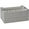 Contenitore in plastica Florida Box 59x39x28 cm grigio