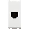 Vimar Presa Vimar Plana RJ11 6/4 bianco