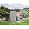 Casetta da giardino Biohort in metallo HighLine sp. 0,5 mm quarzo 6,6 m²