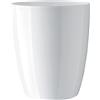 Vaso ORCHID colore bianco in plastica 16 cm