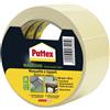 Nastro biadesivo moquette e tappeti Pattex 50 mm x 25 m giallo