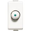 Dimmer a manopola BTicino Matix per carichi resistivi 1 modulo 60W bianco