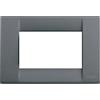 Vimar Idea placca Classica 3M metallo pressofuso colore ardesia
