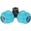 Claber raccordo a gomito Ø 25 mm filetto 13 mm (1/2")F