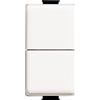 Bticino Doppio pulsante unipolare interbloccato BTicino Matix 10 A 250 V ac 1 mod bianco