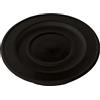 Rosone laccato con coperchio Ø 10 cm nero