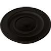- Rosone laccato con coperchio Ø 15 cm nero