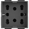 4 Box/Finder Presa elettrica 4BOX per Livinglight Smart Home 10/16A A + 2P + 16 A antracite