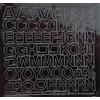 Altro Letterfix alfabeto e numeri adesivi nero 18 mm