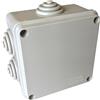 Scatola di derivazione da parete con passacavi 100x100x50 mm IP55 grigia