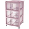 Tontarelli Cassettiera Tontarelli Bambù 3 cassetti alti 39,5x38,5x67 cm