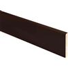 Battiscopa in legno impiallacciato noce scuro H 7 cm