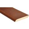 Battiscopa in legno impiallacciato noce H 6 cm