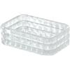 Portasapone bagno Glady in resina trasparente