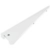 Supporto doppio a U in acciaio 27 cm 50 kg bianco