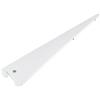 Supporto doppio a U in acciaio 37 cm 50 kg bianco