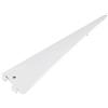Supporto doppio a U in acciaio 47 cm 50 kg bianco
